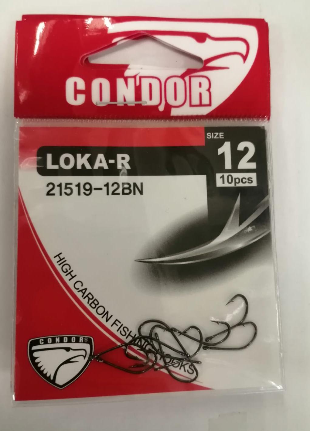 Крючок Condor Loka-Ring №12 BN (50 шт./упак) Корея