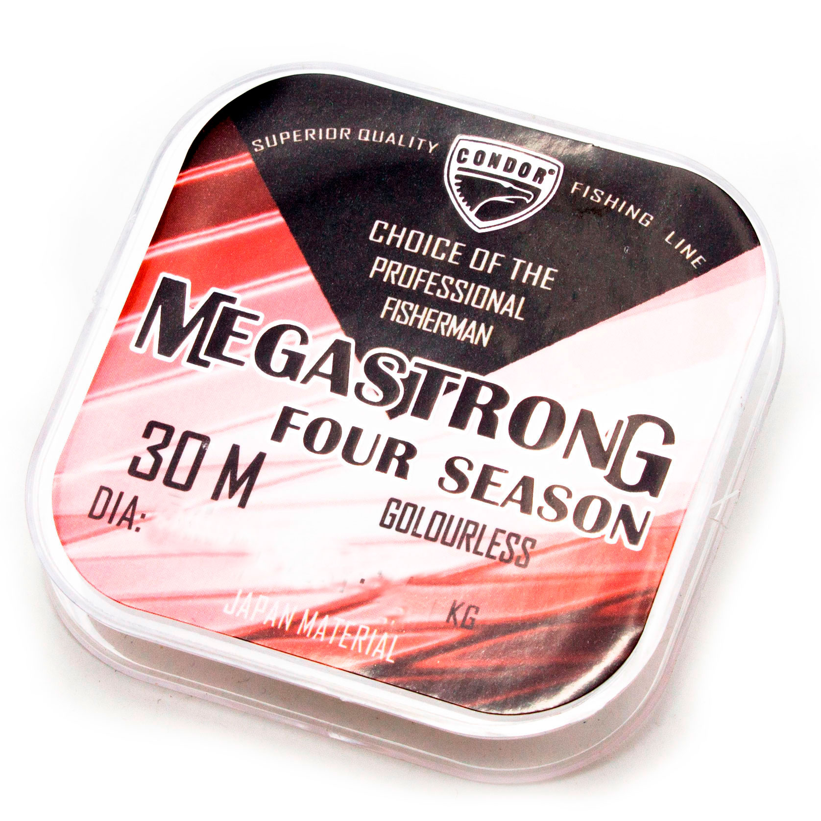 Megastrong Four Season d-0,12 мм, L-30 м,  разрывная нагрузка 2,22 кг (20 шт)