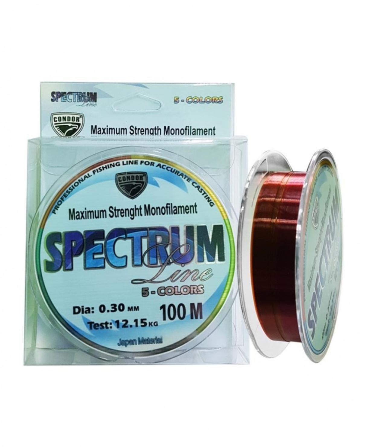 Spectrum Condor  d-0,30 мм, L-100 м , разрывная нагрузка 12,15 кг (10 шт)