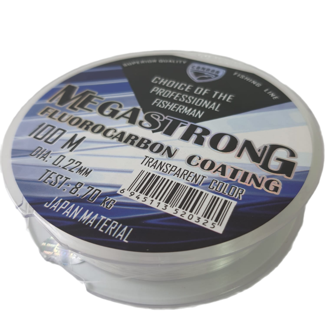 Megastrong Fluocarbon Coating d-0,16 мм, L-100 м,  разрывная нагрузка 4,70 кг (10 шт)