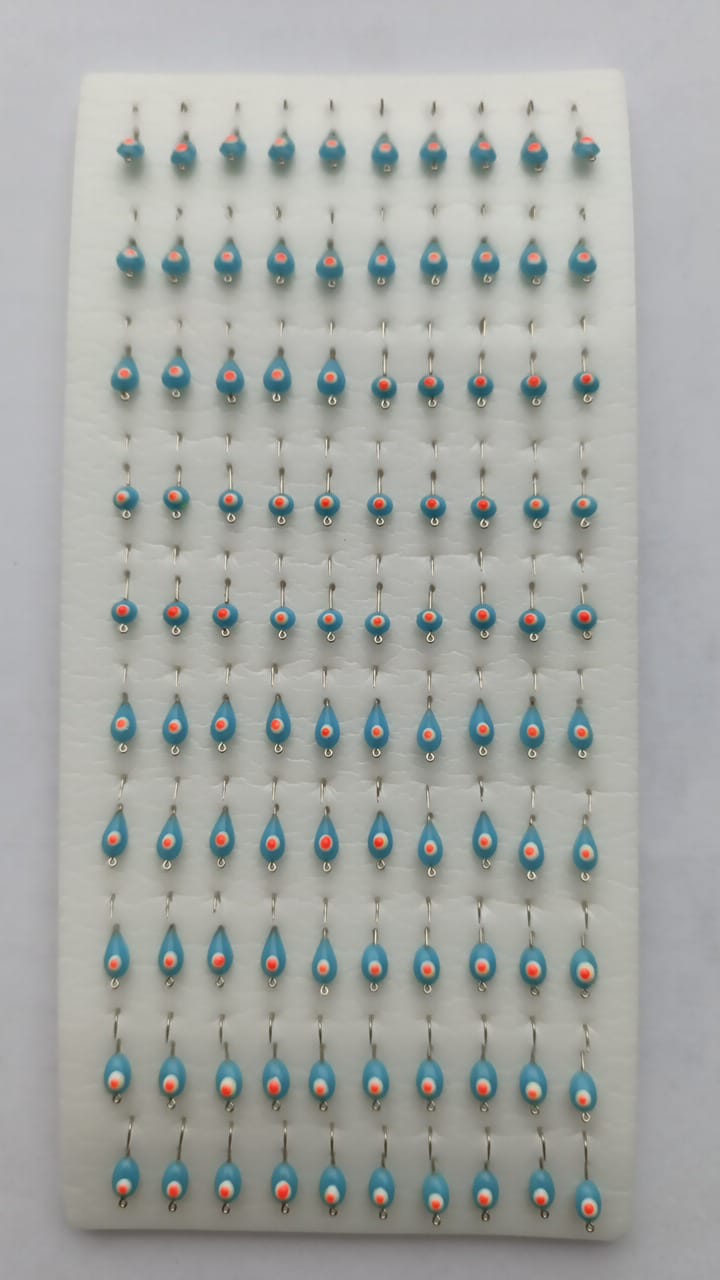 Мормышка фосфорная крашенная, цвет в ассортименте 100 шт(3)