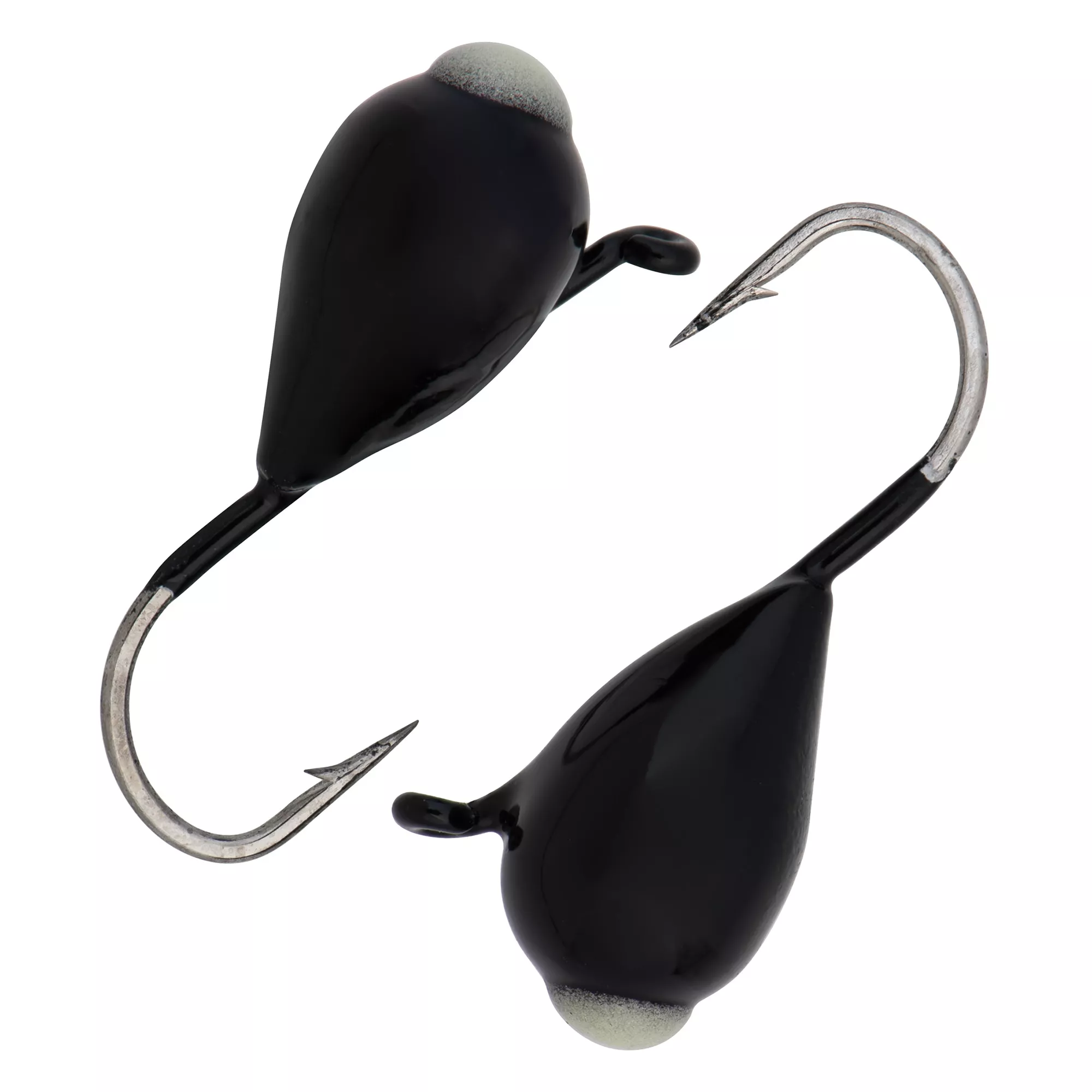 Капля с ушком d 3,0 мм, вес 0,5 гр, обмазка черная с фосфорной каплей /10 шт/