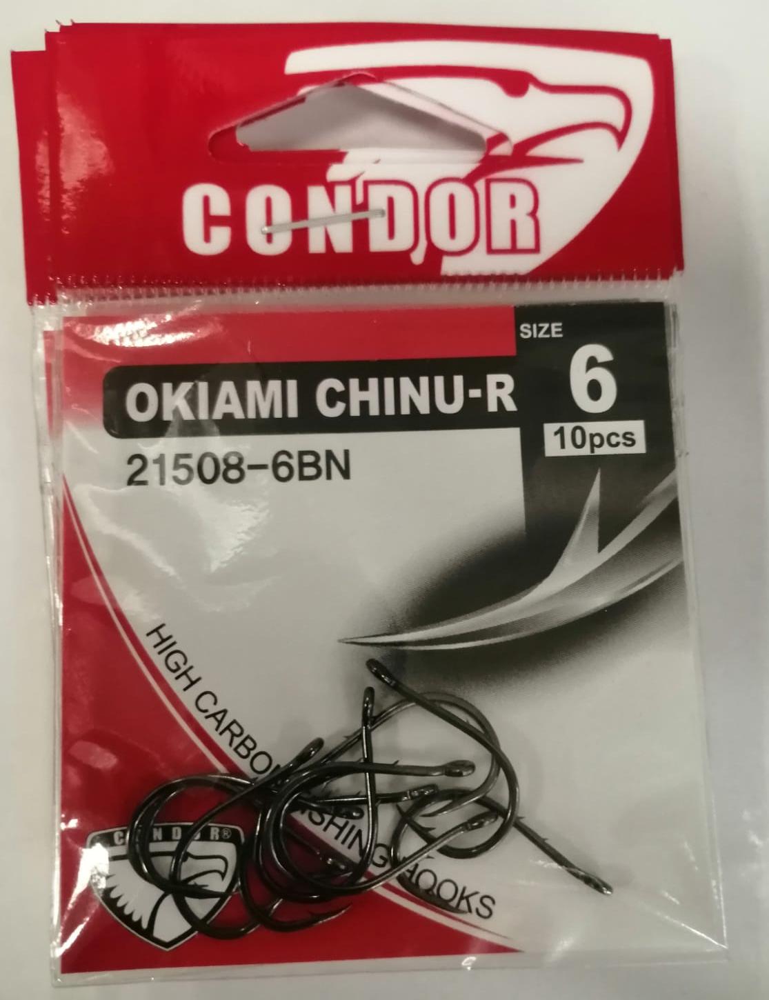 Крючок Condor Okiami Chinu-Ring №6 (рос.разм.) BN (50 шт./упак) Корея