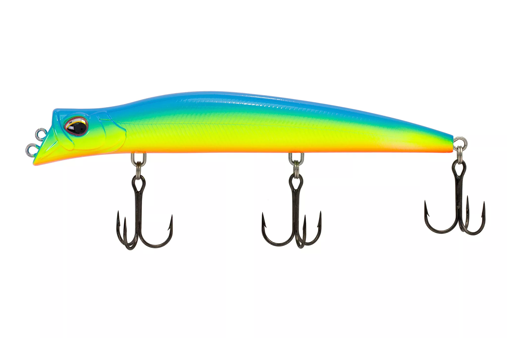 Воблер KYODA POCKY MINNOW-130F, длина 130 мм, вес 17,5  гр, цвет P1708 заглубление 0,1 - 0,2 м.