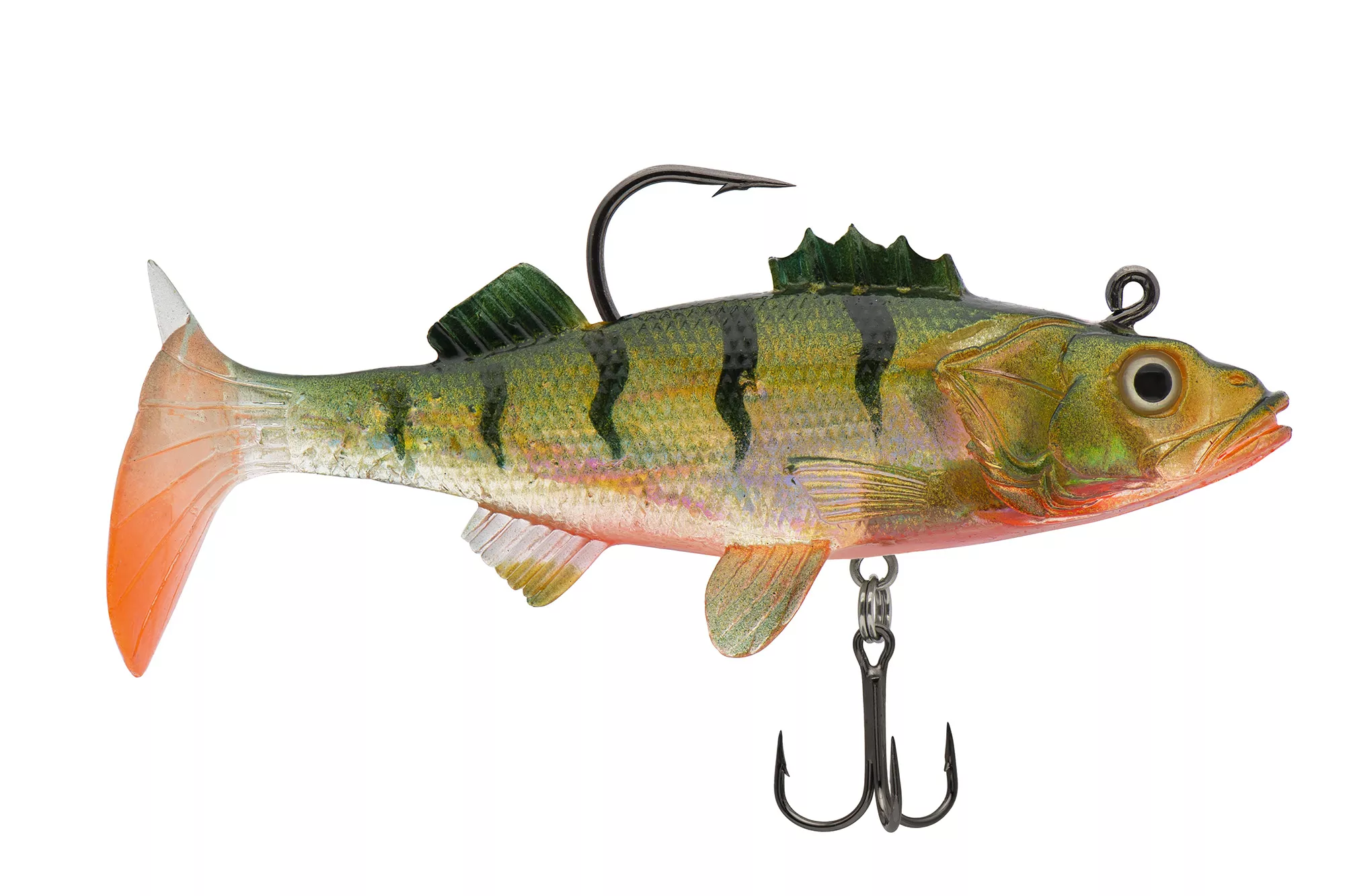 Виброхвост оснащённый CONDOR Crazy Bait NWPE04# размер 100 мм, вес 25 гр, цвет 02# (2 шт)