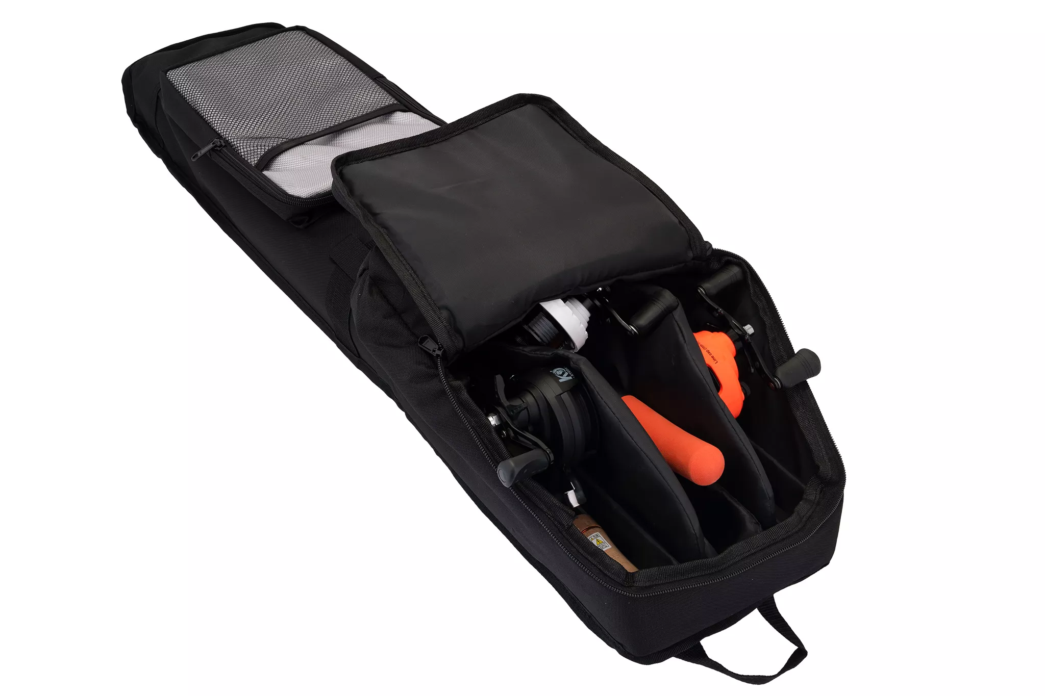 Чехол для зимних удочек и катушек "KYODA", трехсекционный, L-82, цвет чёрно-серый Чехол для зимних удочек и катушек "KYODA", трехсекционный, L-82, цвет чёрно-серый