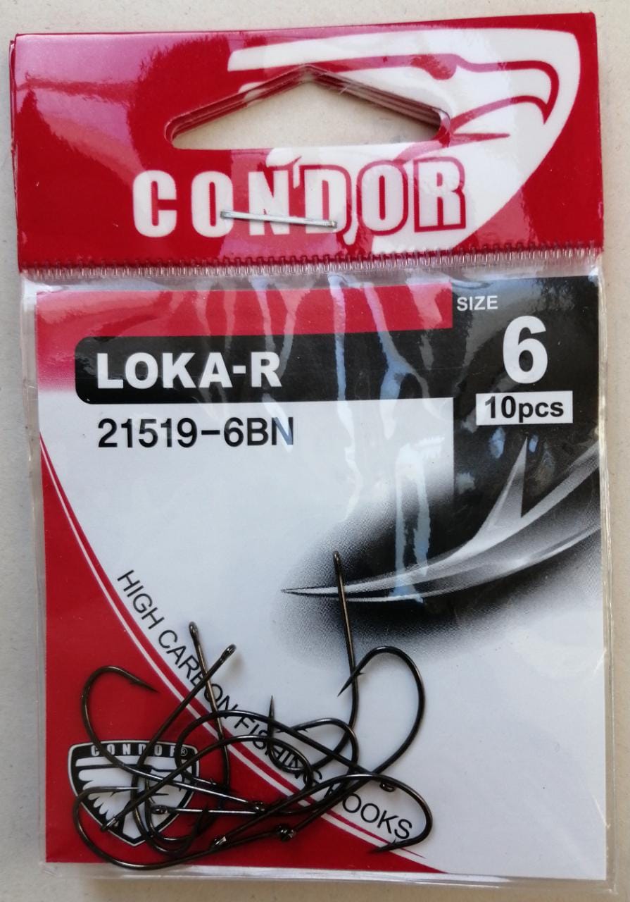 Крючок Condor Loka-Ring №6 BN (50 шт./упак) Корея