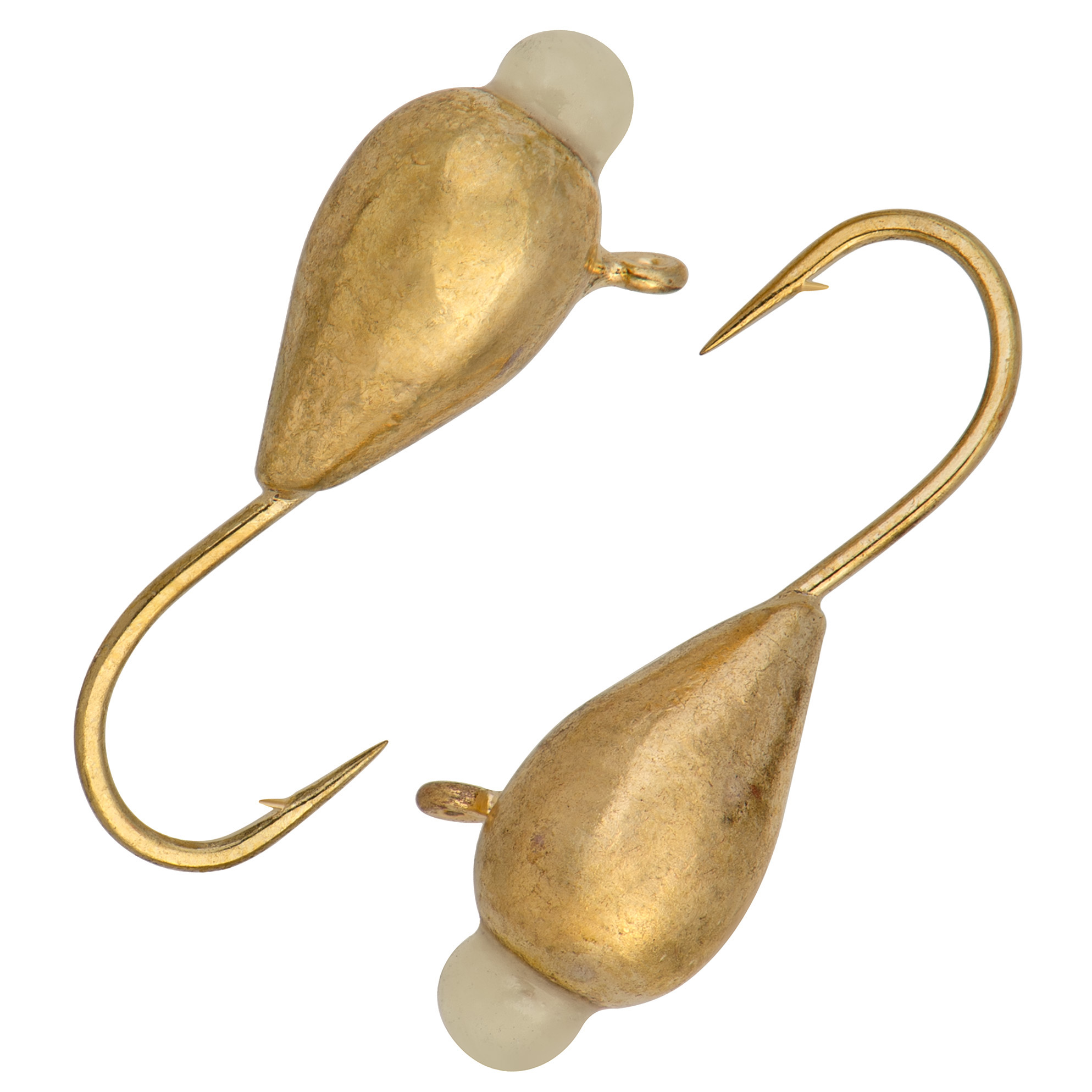 Капля с ушком d 5,0 мм, вес 1,8 гр, золото с фосфорной каплей /10 шт/