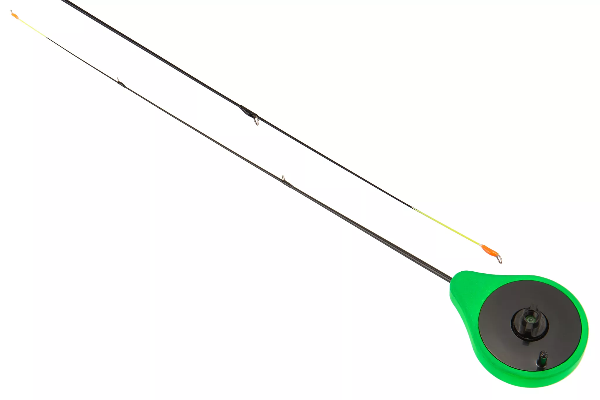 Удочка зимняя KYODA, балалайка бескивковая ICE FISHING ROD, длина 36 см, тест 0,8-1,5 гр, цвет Green