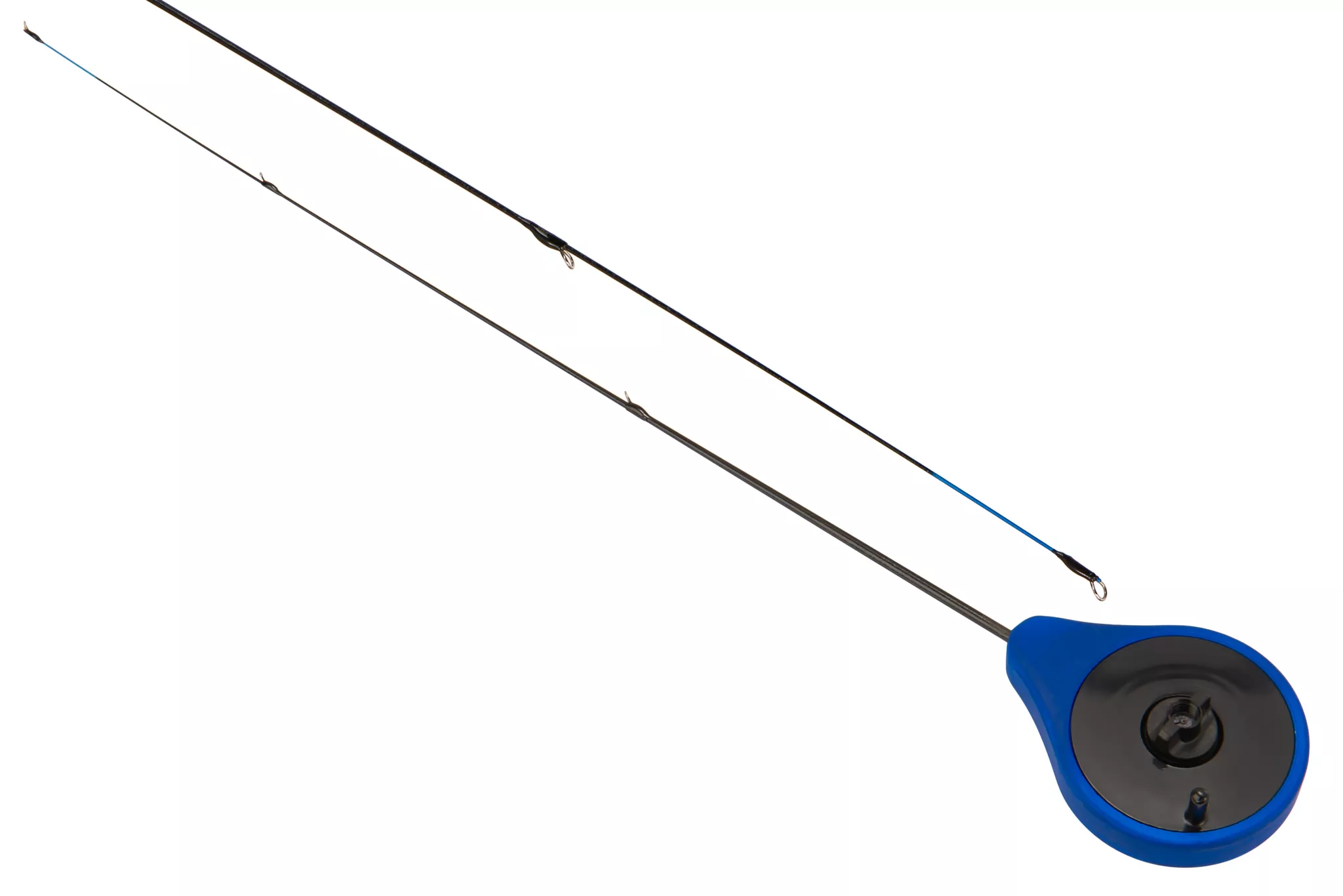 Удочка зимняя KYODA, балалайка бескивковая ICE FISHING ROD, длина 36 см, тест 0,4-0,9 гр, цвет Blue