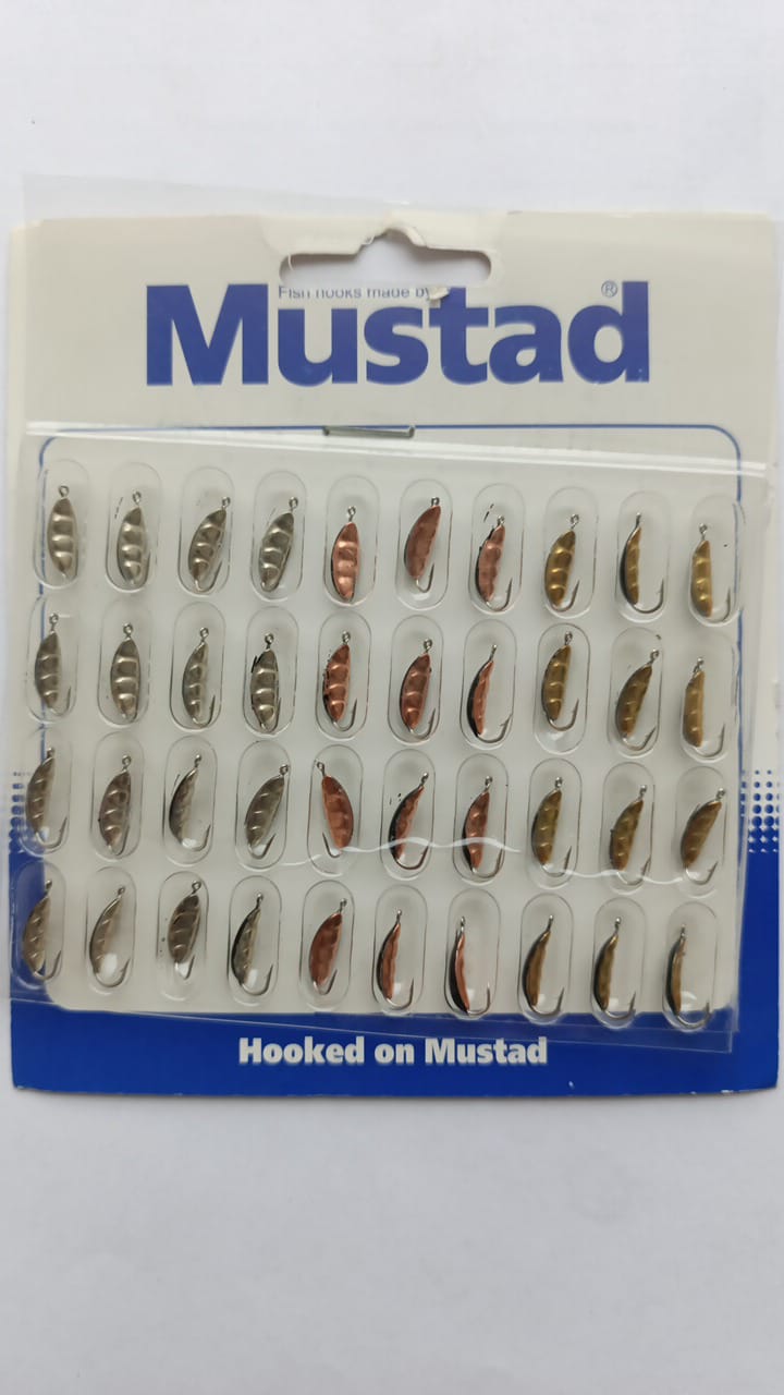 Мормышка паяная окрашенная " Кобра " ТИП-705 BL, крючок Mustad /40 шт/