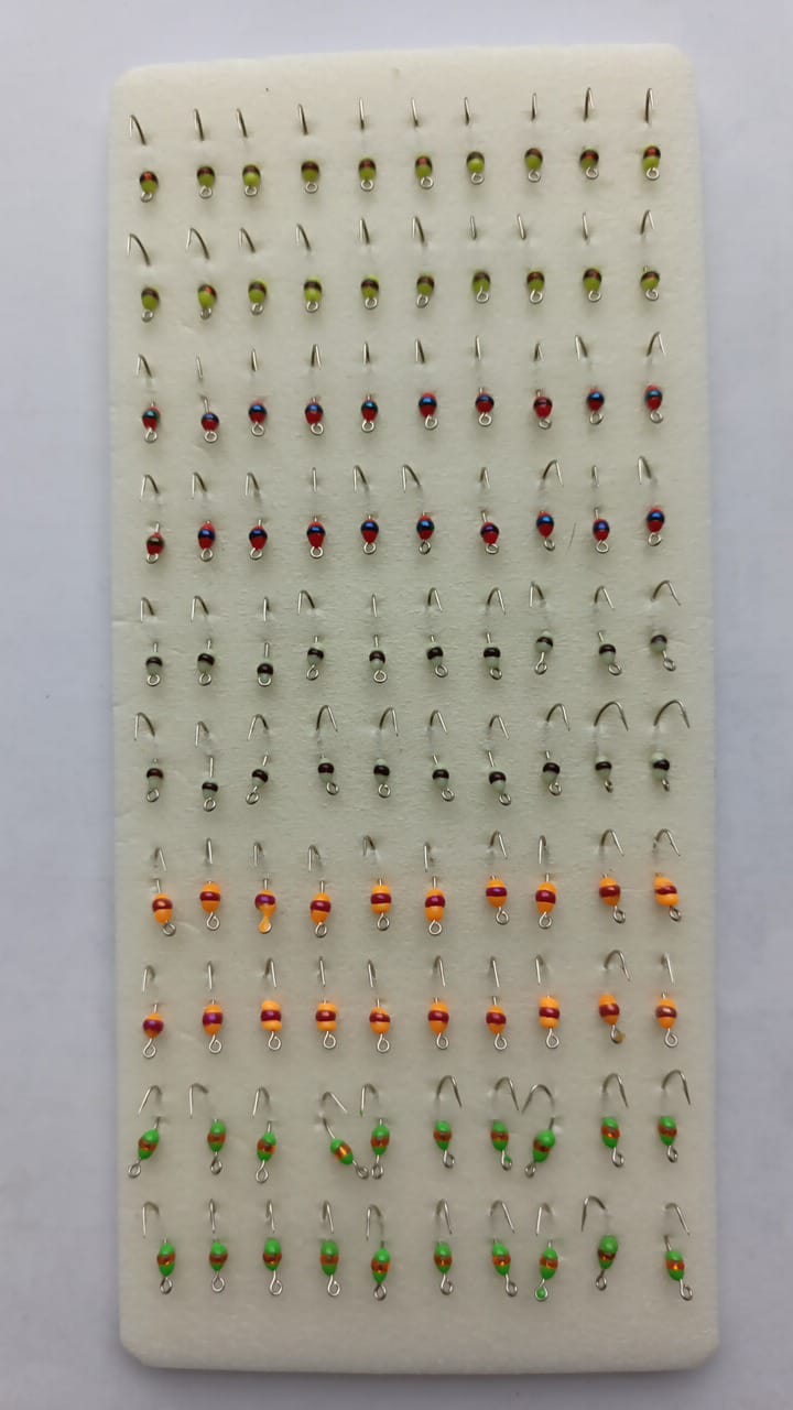 Мормышка фосфорная  №14 -5(набор)- d10  /100шт/