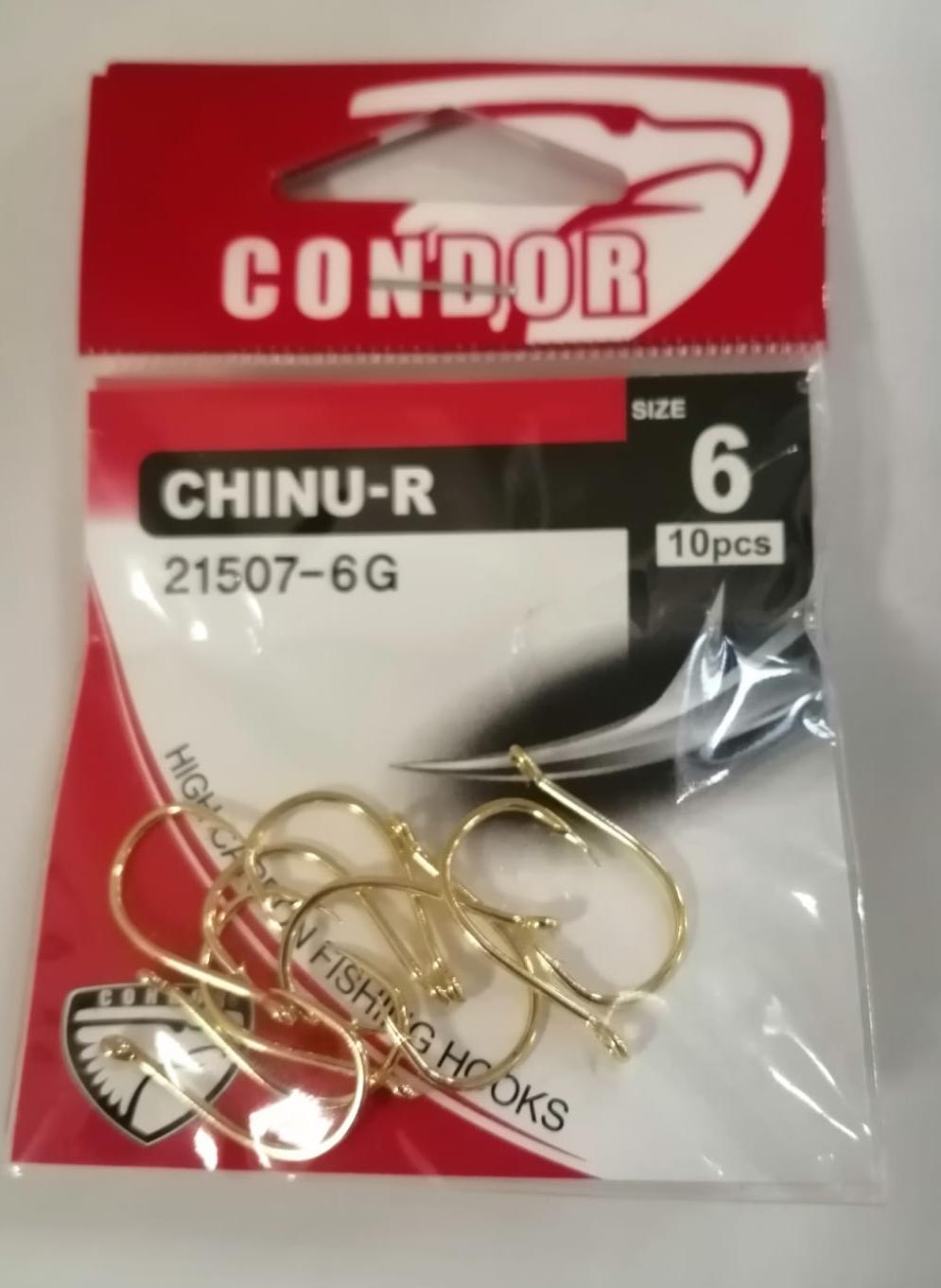 Крючок Condor Chinu-Ring №6 (рос.разм.) G (50 шт./упак) Корея