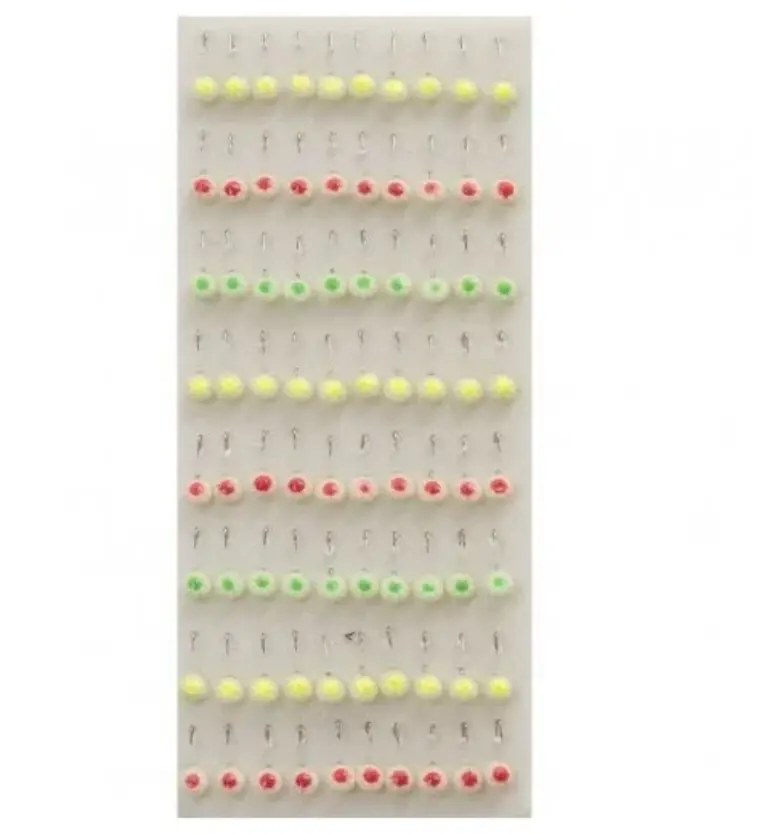 Мормышка фосфорная  №68  (набор) - d 8,  Pr /80шт/