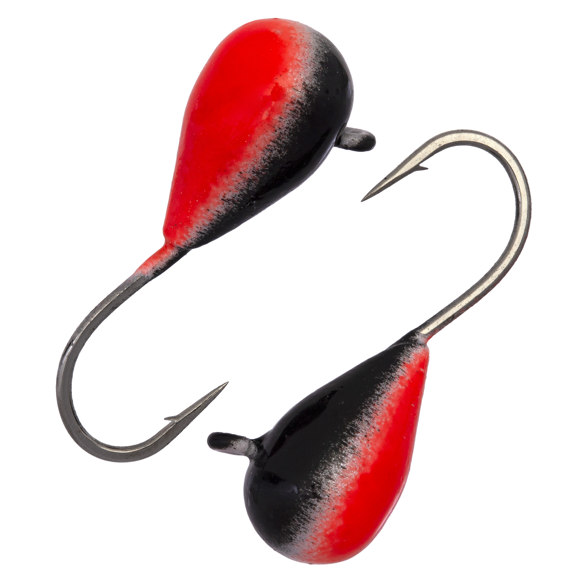 Капля с ушком d 5,0 мм, вес 1,8 гр, окраска черная-красная /10 шт/