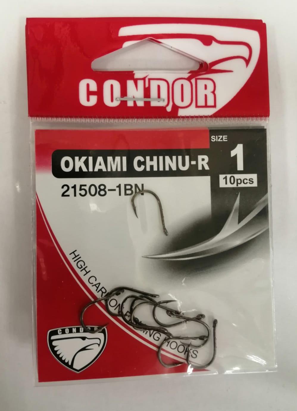 Крючок Condor Okiami Chinu-Ring №1 (рос.разм.) BN (50 шт./упак) Корея