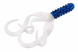 Твистер двухвостый CONDOR Crazy Bait DTF90 размер 90 мм, вес 4,4 гр, цвет 214 (7 шт)