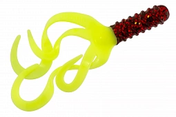 Твистер двухвостый CONDOR Crazy Bait DTF90 размер 90 мм, вес 4,4 гр, цвет 213 (7 шт)